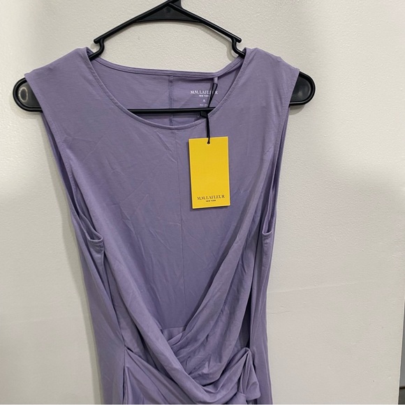 MM‎ Lafleur Monte Dress Jersey Cotton Light Orchid Medium - Picture 3 of 5